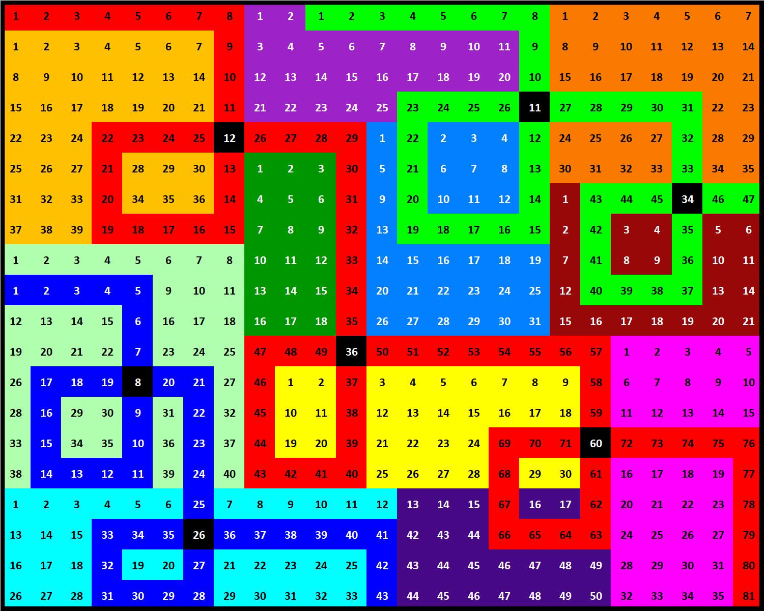 Jigsaw Puzzle Number 385 pig's tails 500 500 pieces Jigidi