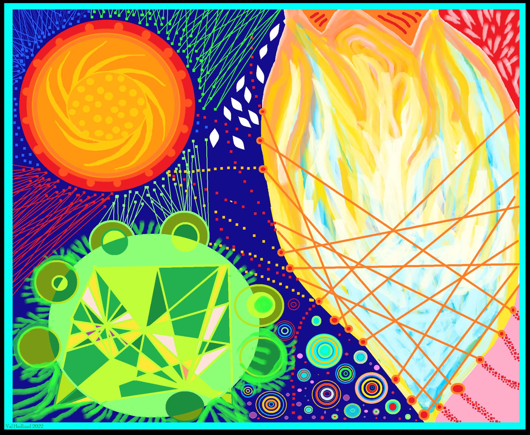 Solve great balls of fire jigsaw puzzle online with 252 pieces