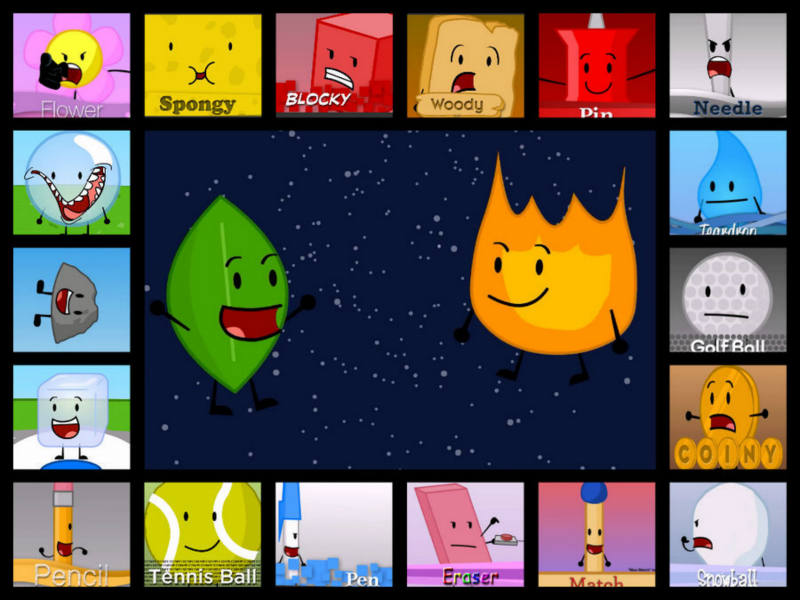 Solve bfdi puzzle jigsaw puzzle online with 12 pieces