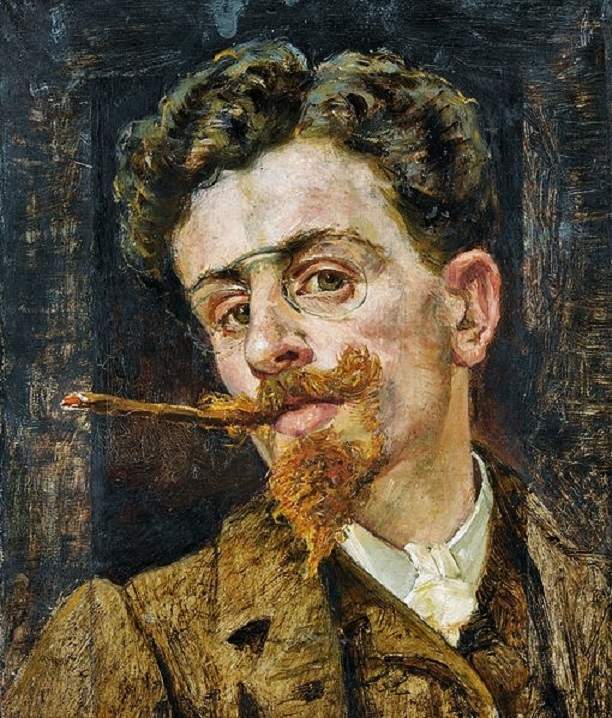Alberto Righini Solve Sigismund Righini (Swiss, 1870-1937), Self-portrait, c.1899 ...