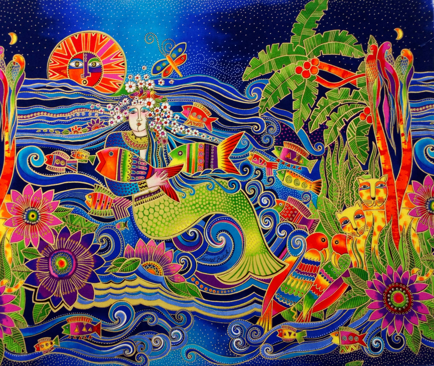 Solve Mermaid jigsaw puzzle online with 480 pieces