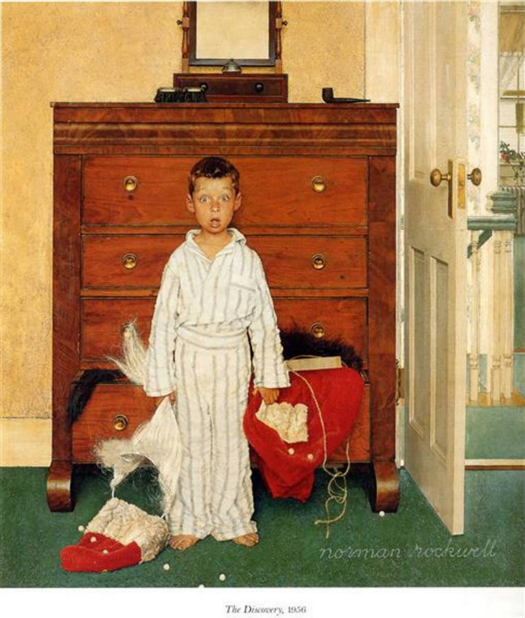 Solve The Discovery_Norman Rockwell, 1956 jigsaw puzzle online with 56 ...