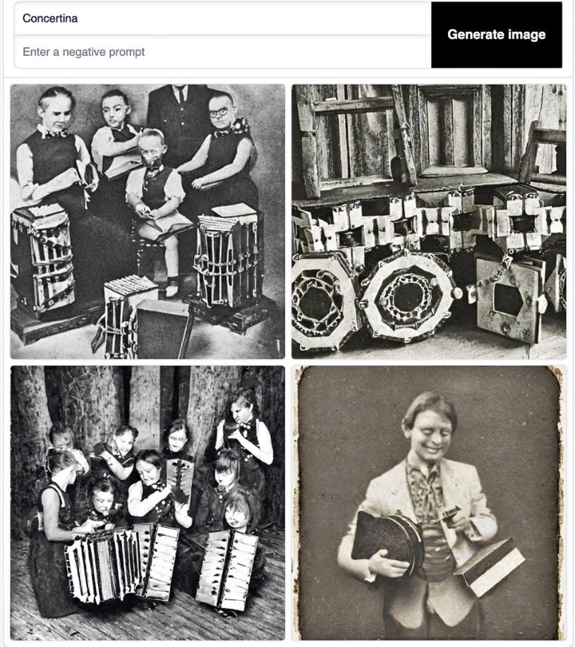 Solve AIgenerated image oddities_8 Concertina jigsaw puzzle online