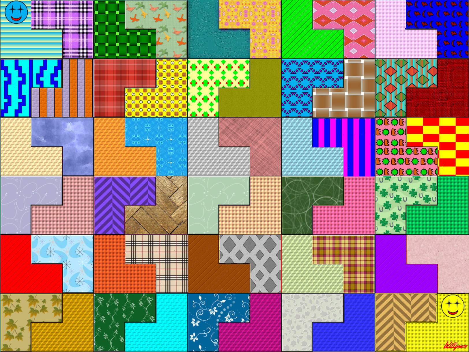 Jigsaw Puzzle big L puzzle 130 pieces Jigidi