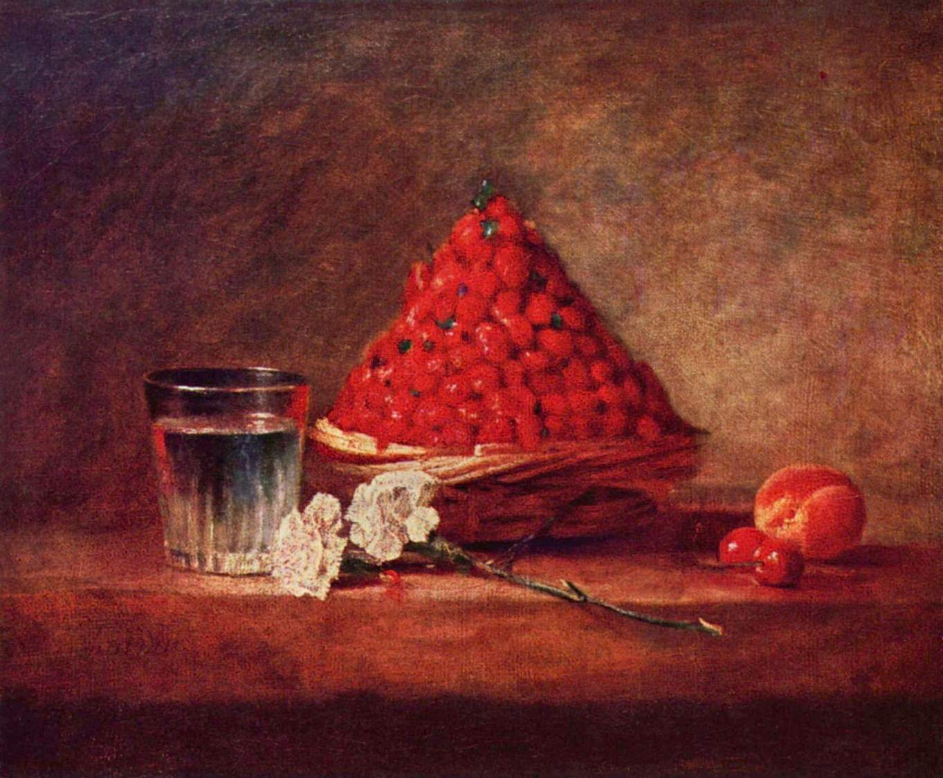 Solve Jean Siméon Chardin—Basket of Wild Strawberries, 1761 jigsaw