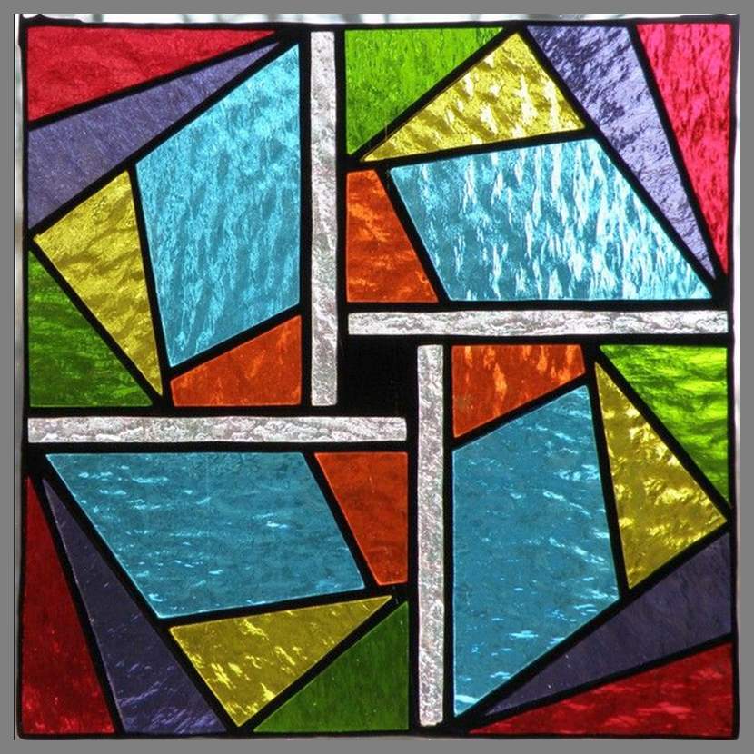 Jigsaw Puzzle | Lovely stained glass pattern! | 49 pieces | Jigidi