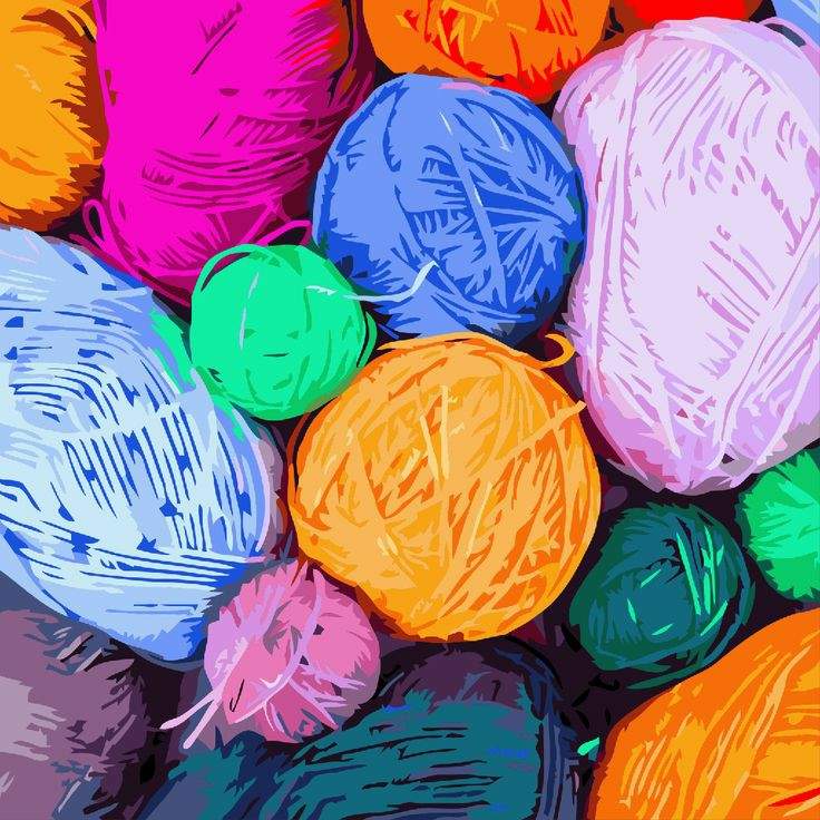 Solve BALLS OF YARN jigsaw puzzle online with 81 pieces