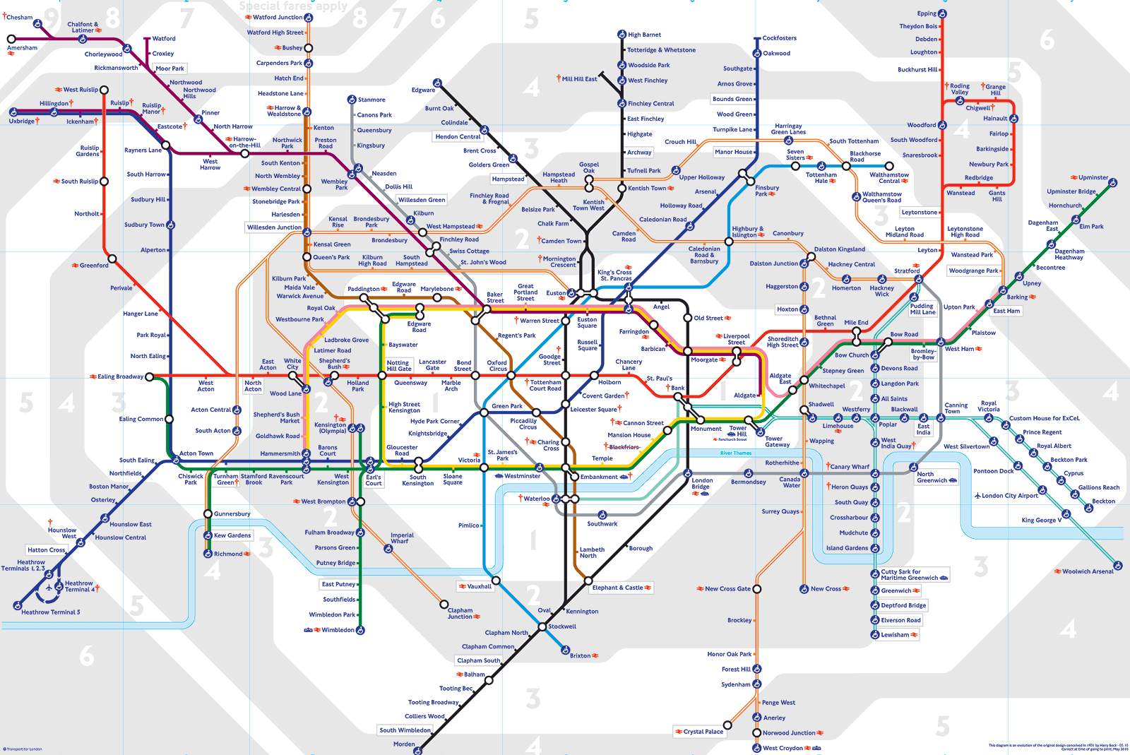 Solve Tube_map London Underground jigsaw puzzle online with 126 pieces