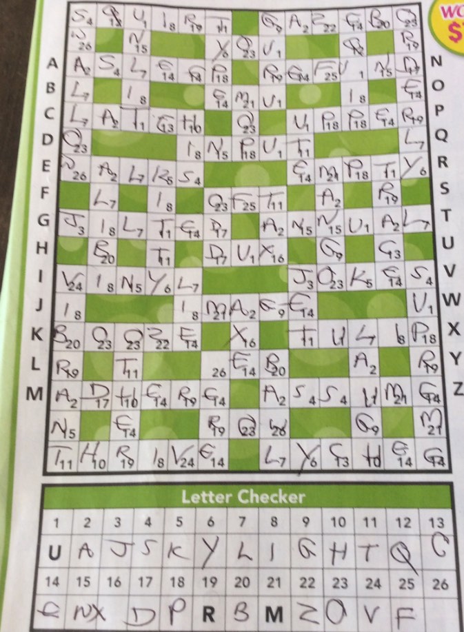 Solve Code cracker, a fave puzzle type jigsaw puzzle online with 12 pieces