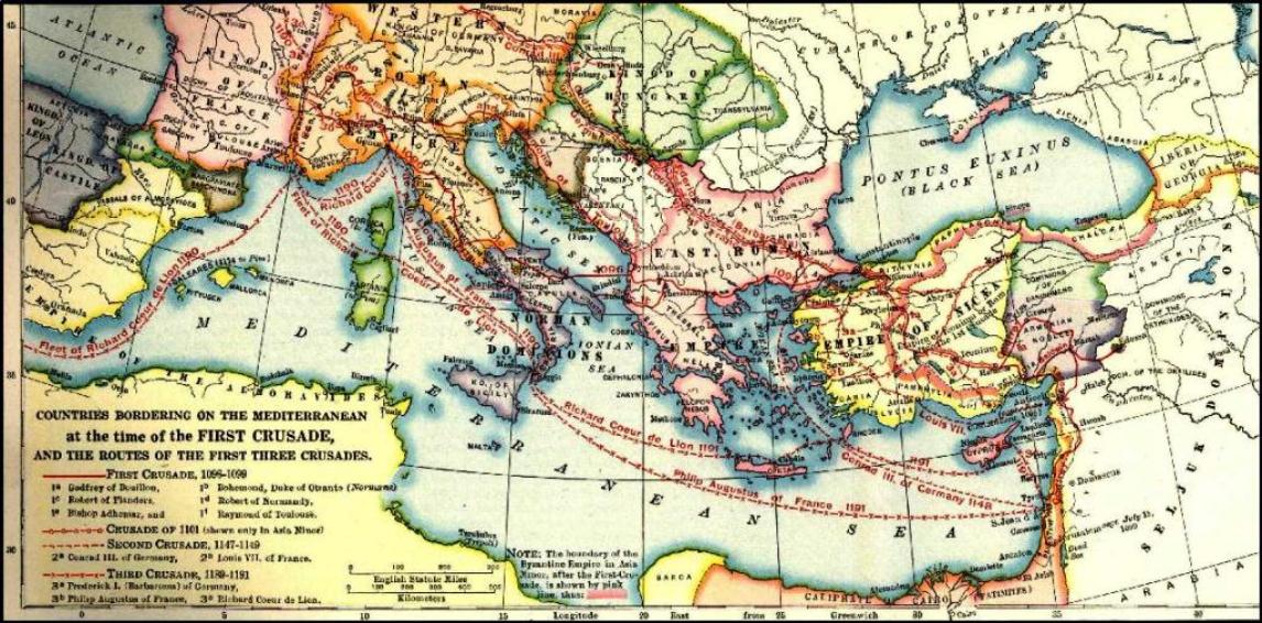 Solve Crusades Map Jigsaw Puzzle Online With 171 Pieces GLL9302PKC9VNOMQ 