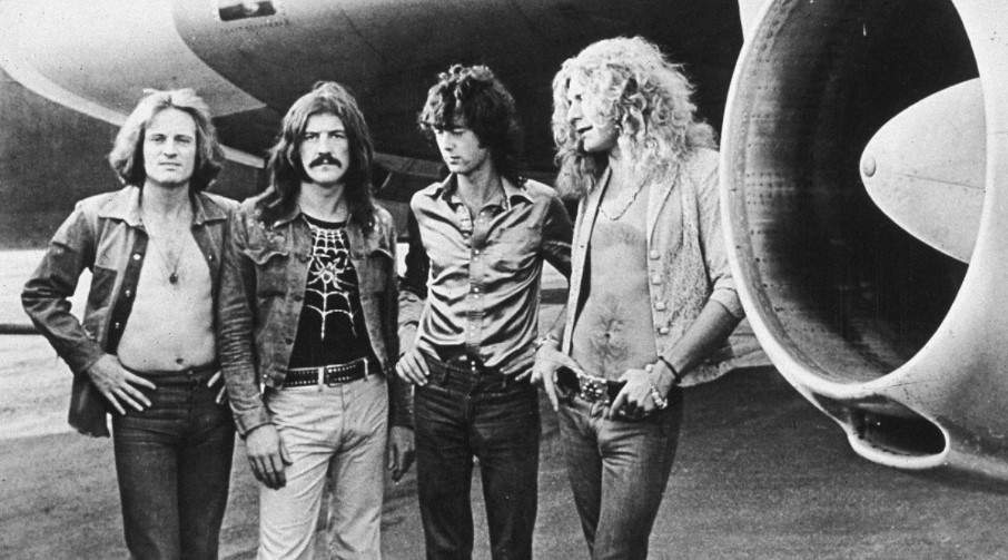 Solve Led Zeppelin 1973 with their Starship jigsaw puzzle online with
