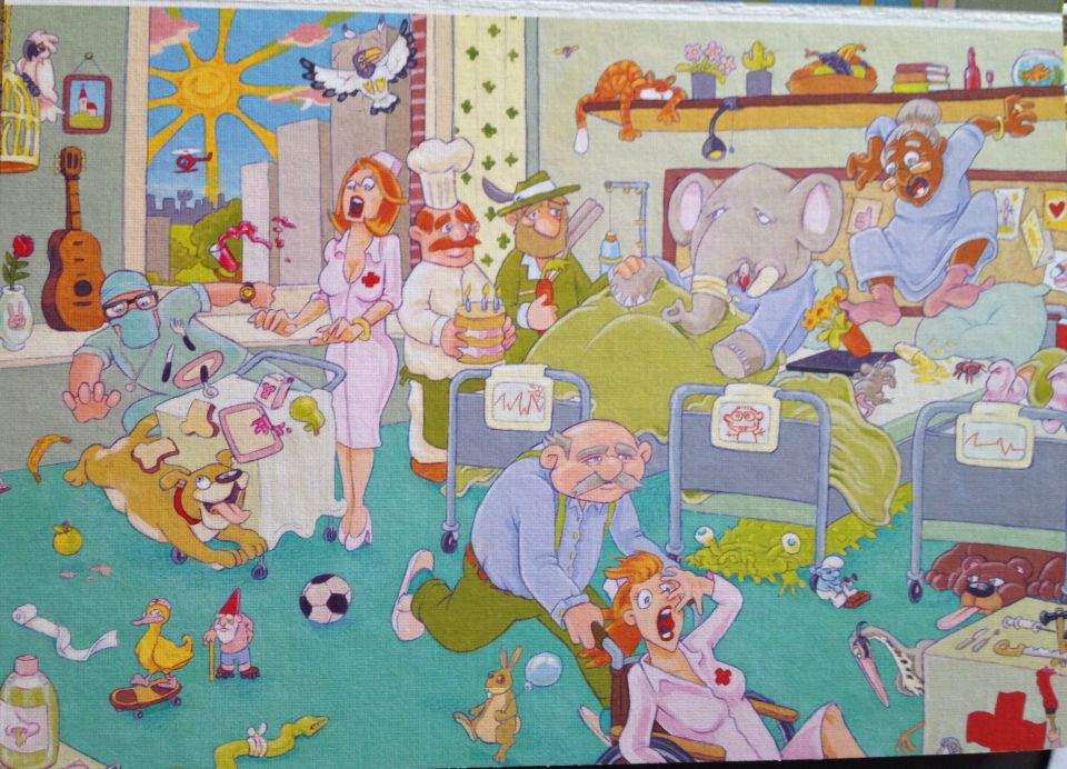 Jigsaw Puzzle Hospital 140 pieces Jigidi
