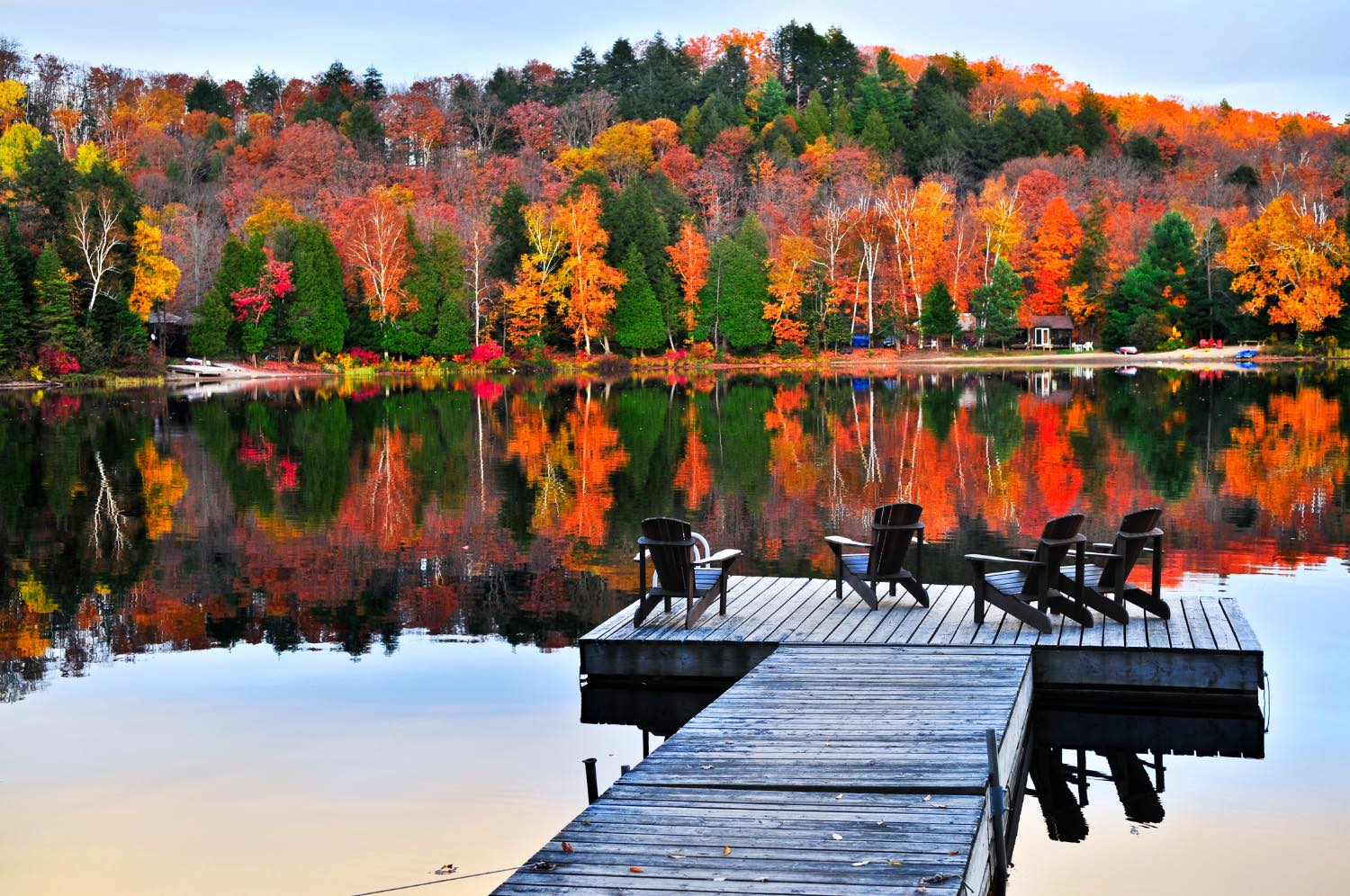 Solve Lakefront in Muskoka, Ontario, Canada jigsaw puzzle online with