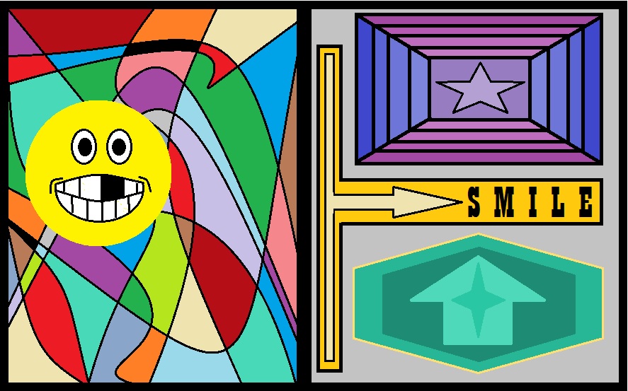 Solve smile jigsaw puzzle online with 96 pieces