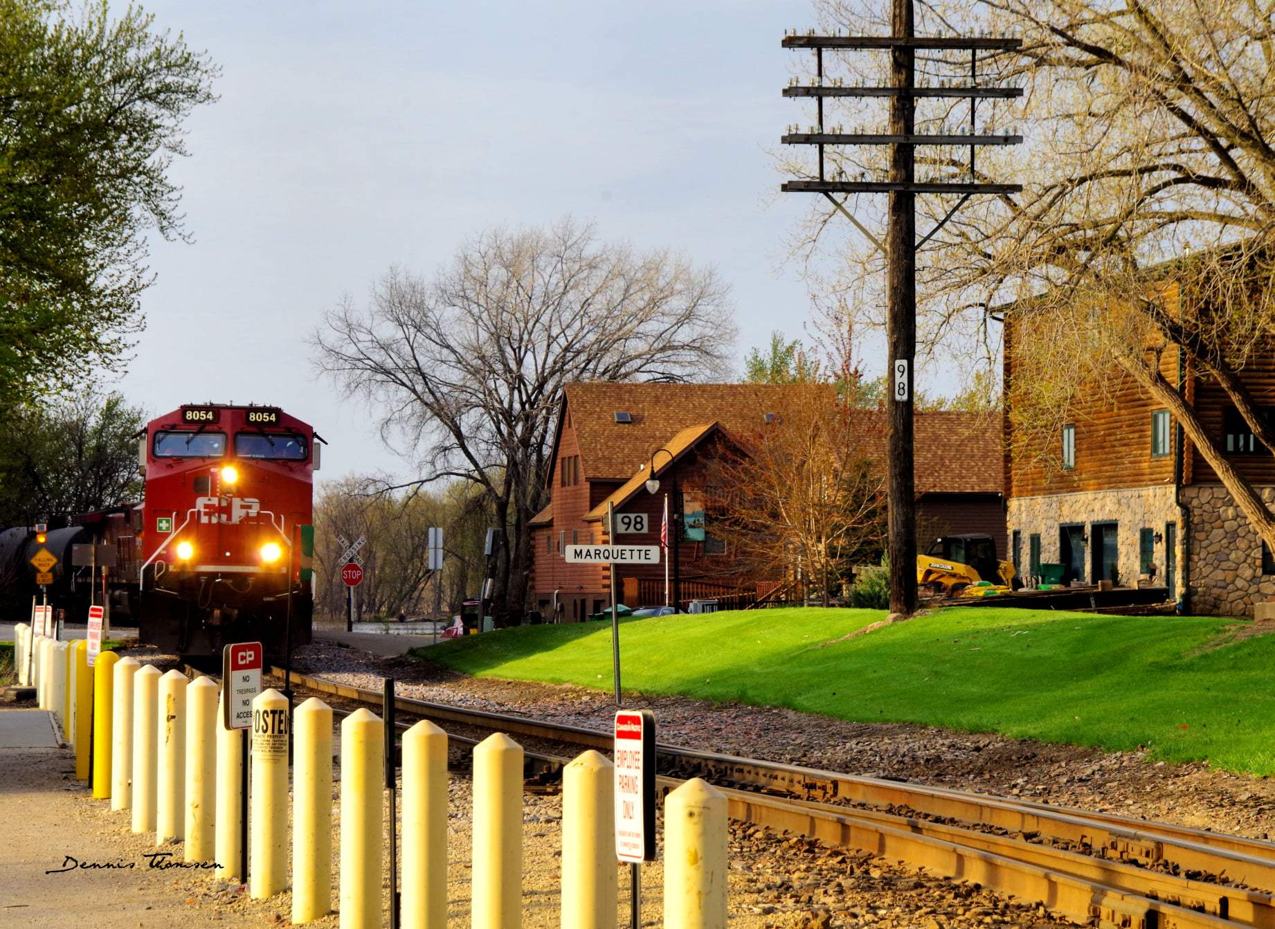 Solve Train passes through Marquette, Iowa jigsaw puzzle online with