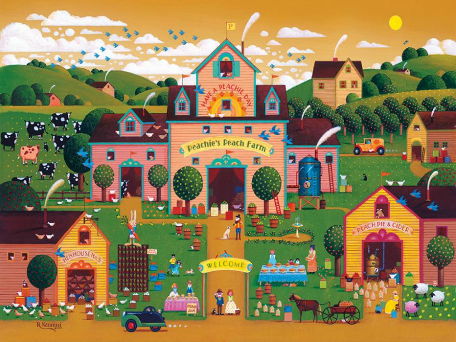 Solve Artist Roger Nannini jigsaw puzzle online with 165 pieces