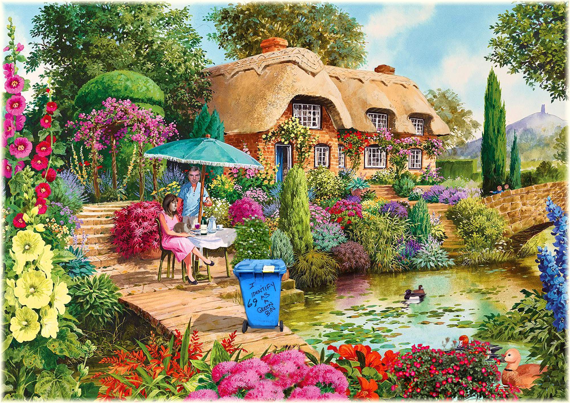 Solve When it's rubbish collection day and some villain has nicked your