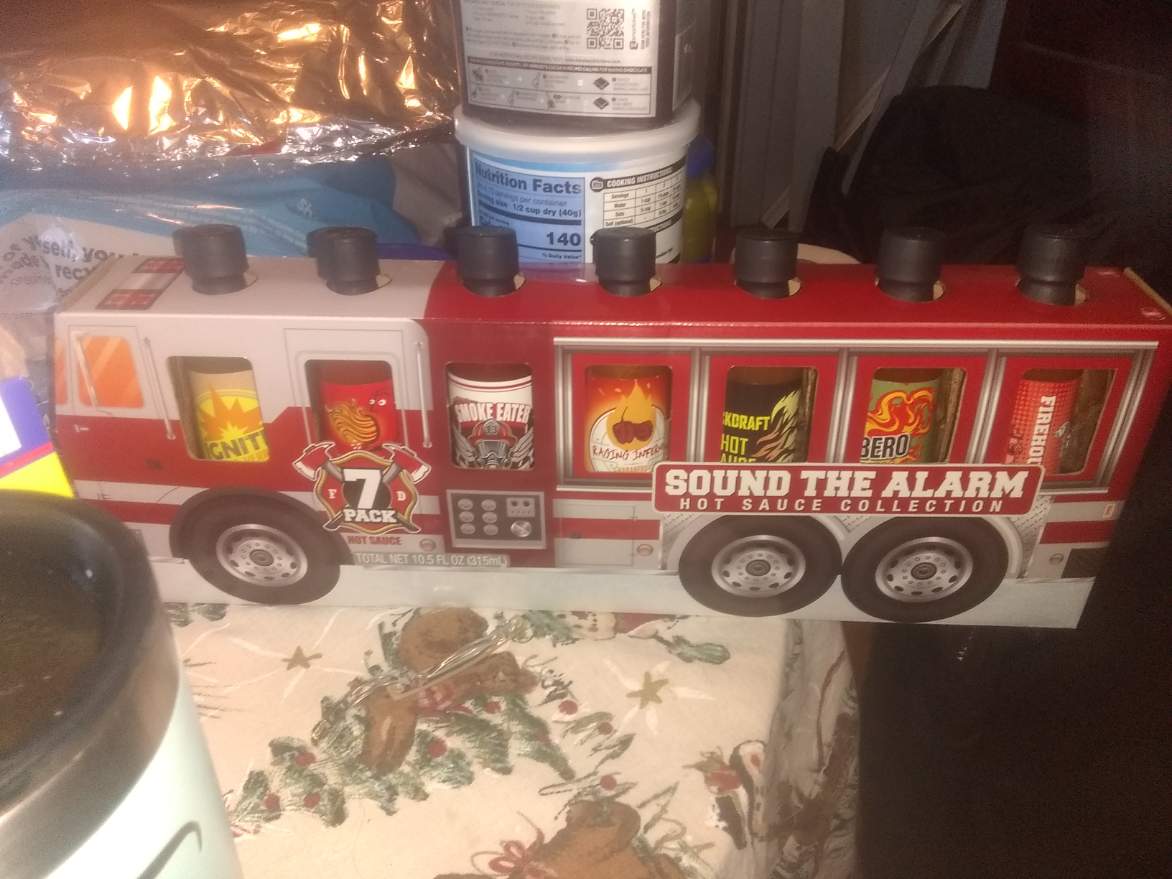 Solve Sound The Alarm Hot Sauces jigsaw puzzle online with 20 pieces