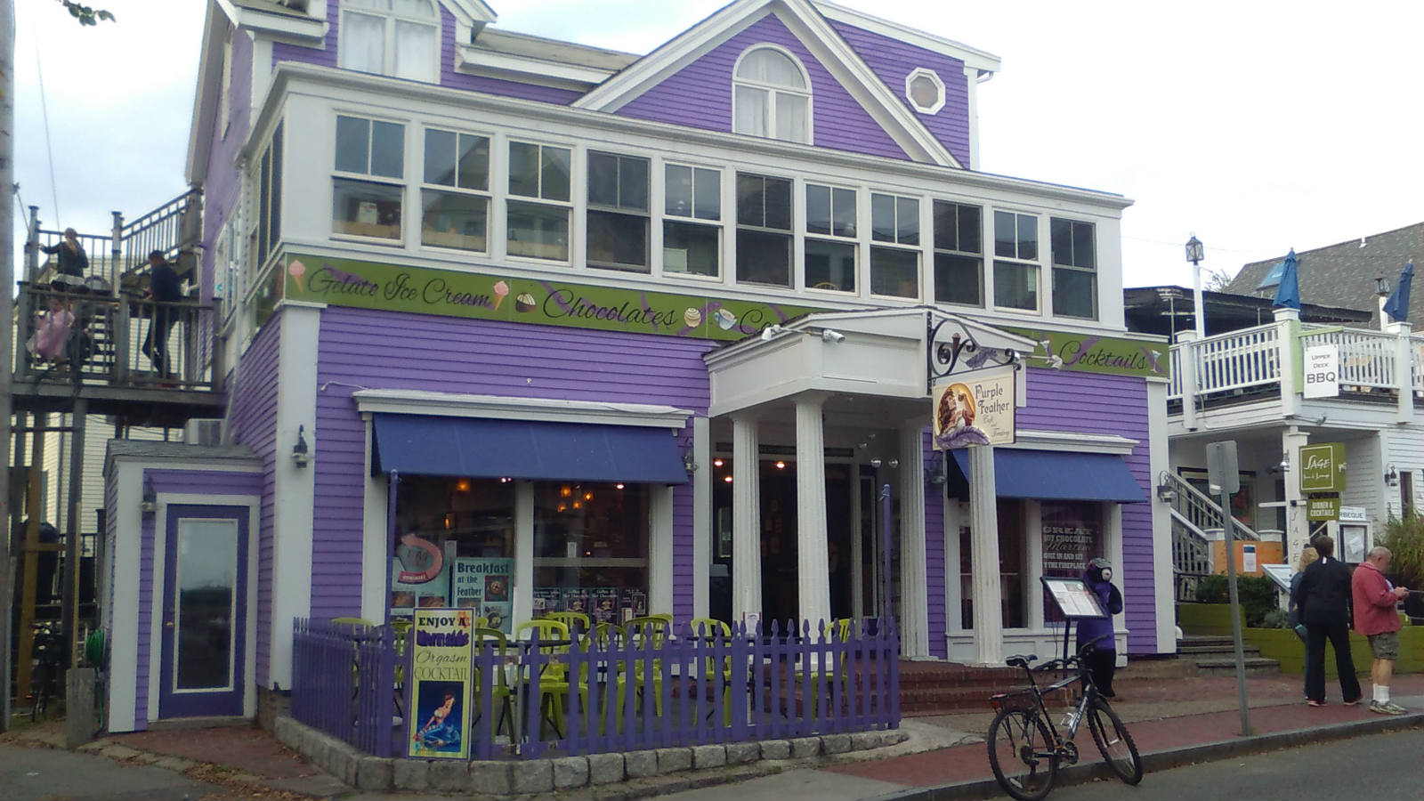 Solve The Purple Feather, Provincetown.Ma jigsaw puzzle online with 405