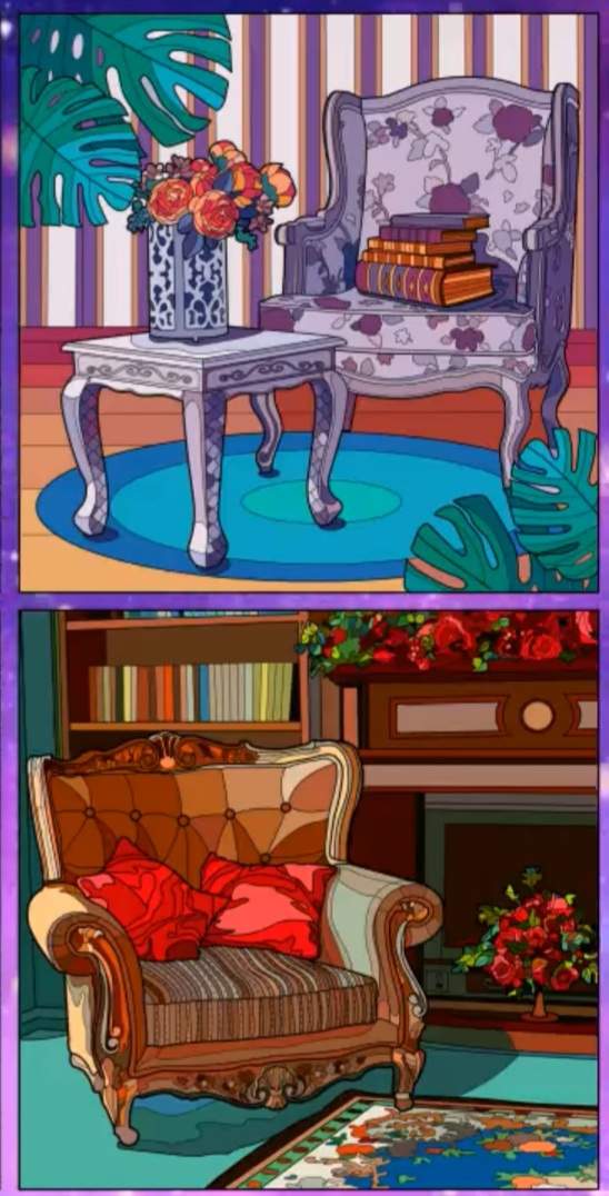 Solve Vintage Chairs (660) jigsaw puzzle online with 72 pieces