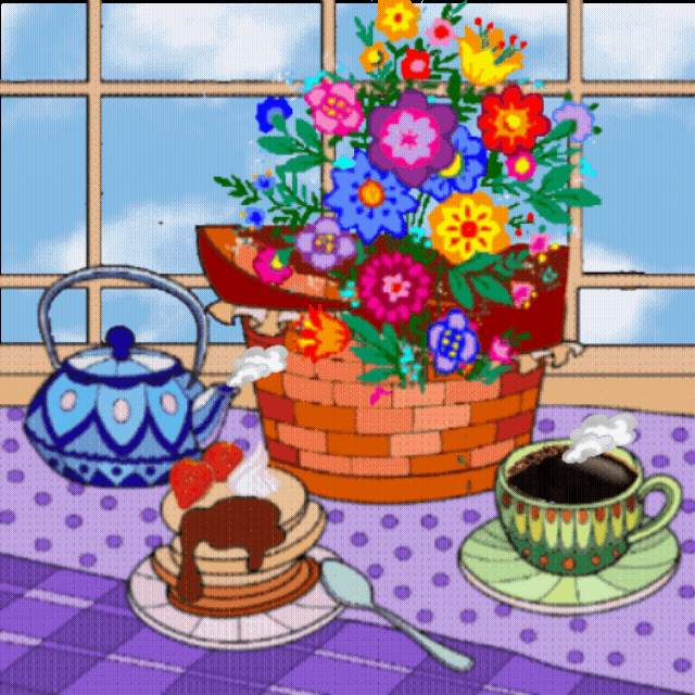 Solve Pause café jigsaw puzzle online with 81 pieces