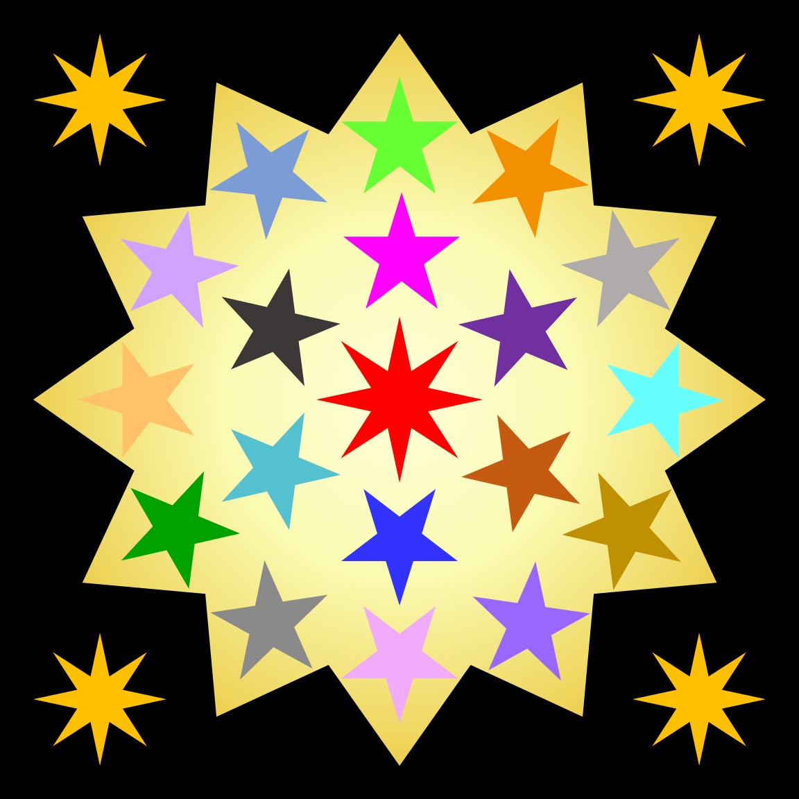 Solve Stars-n-Stars jigsaw puzzle online with 256 pieces
