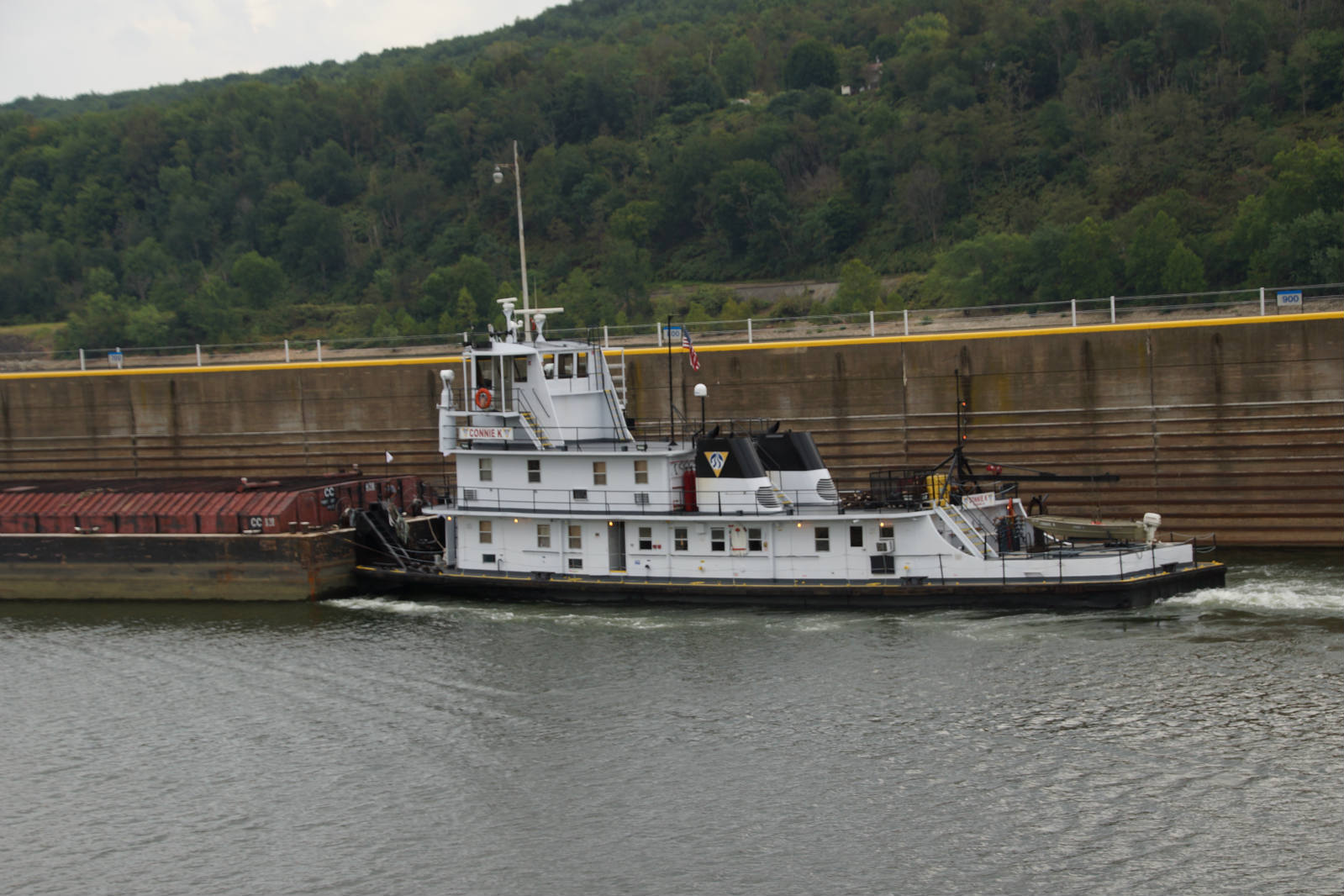 Solve Connie K Ohio River Towboat New Cumberland Locks & Dam