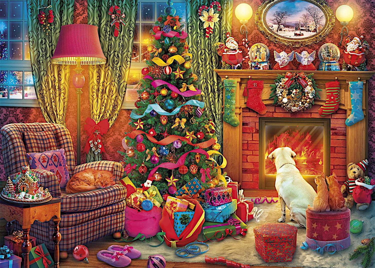Jigsaw Puzzle 36 Merry Christmas 70 pieces Jigidi