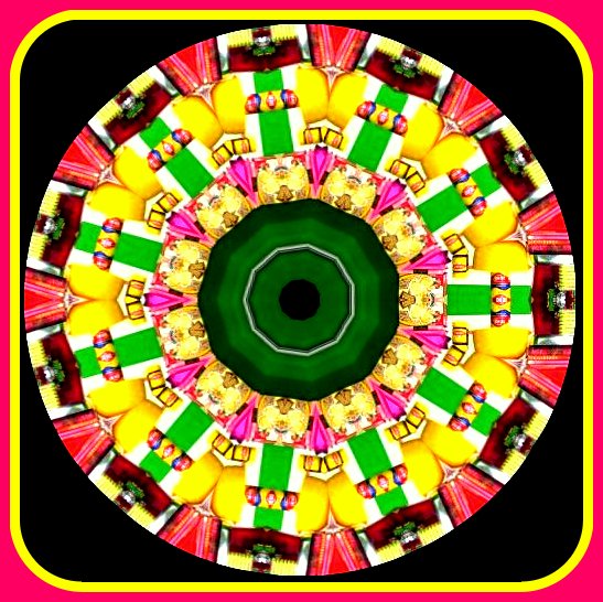 Solve Kaleidoscope from pots and pans jigsaw puzzle online with 36 pieces