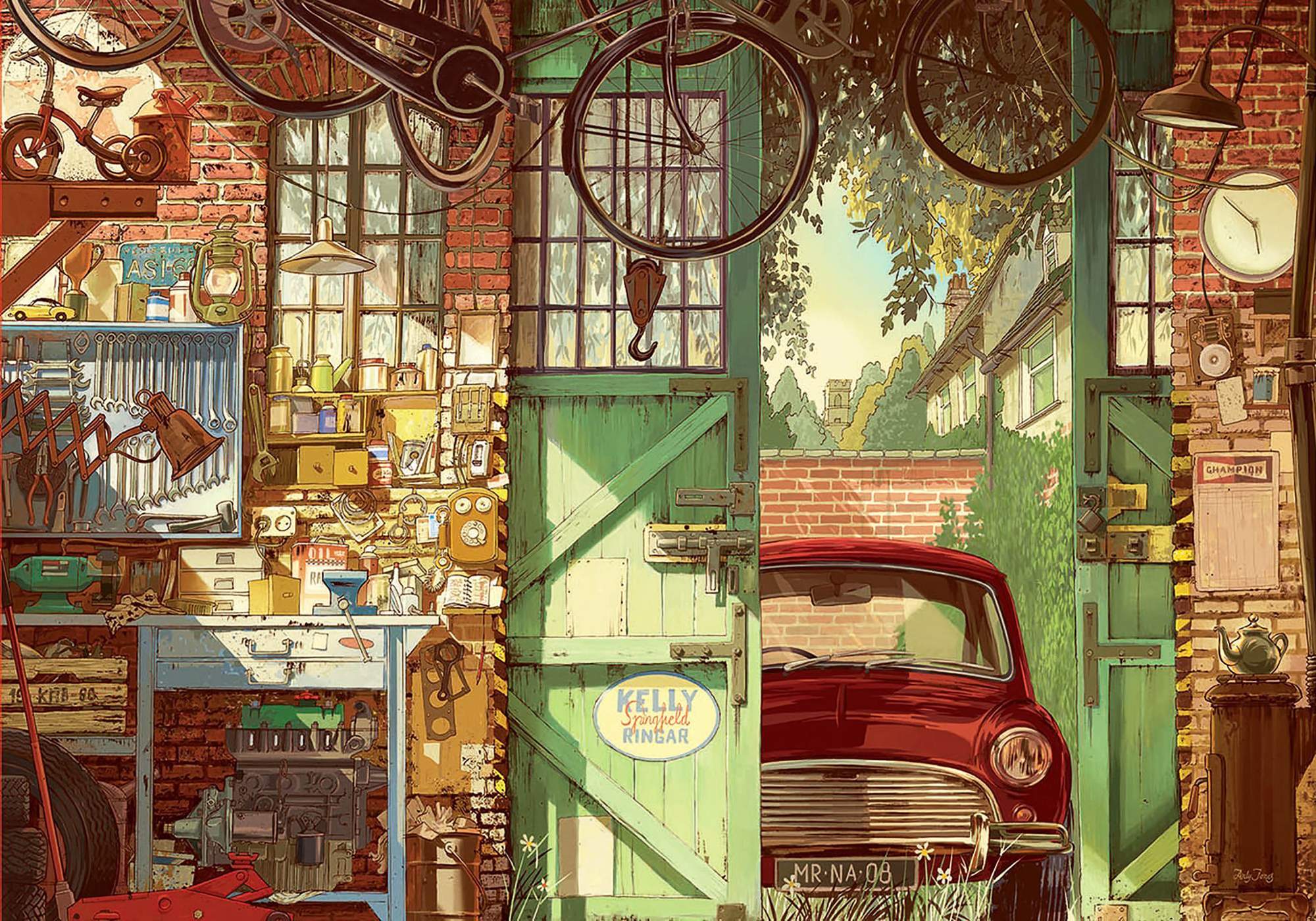 Jigsaw Puzzle | Old Garage | 330 pieces | Jigidi