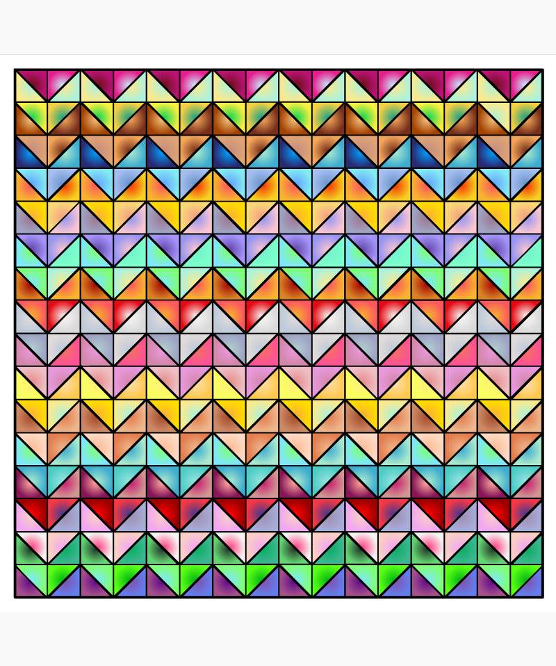 Solve zigzag colors jigsaw puzzle online with 99 pieces