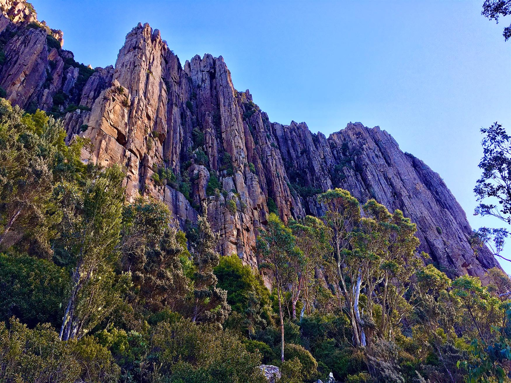 Solve Images of kunanyi The Organ Pipes jigsaw puzzle online with 154
