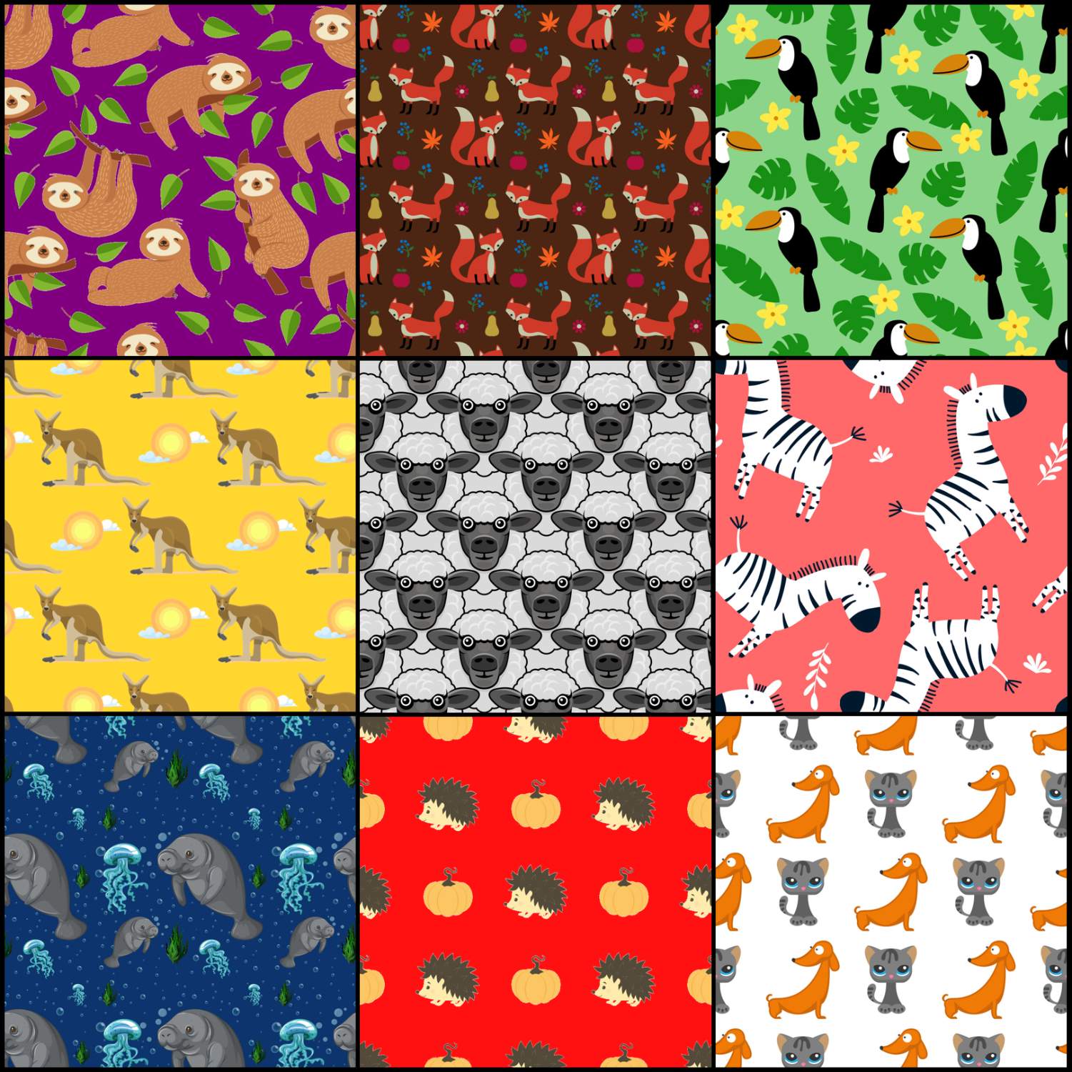 Solve Animal patterns 46 jigsaw puzzle online with 225 pieces