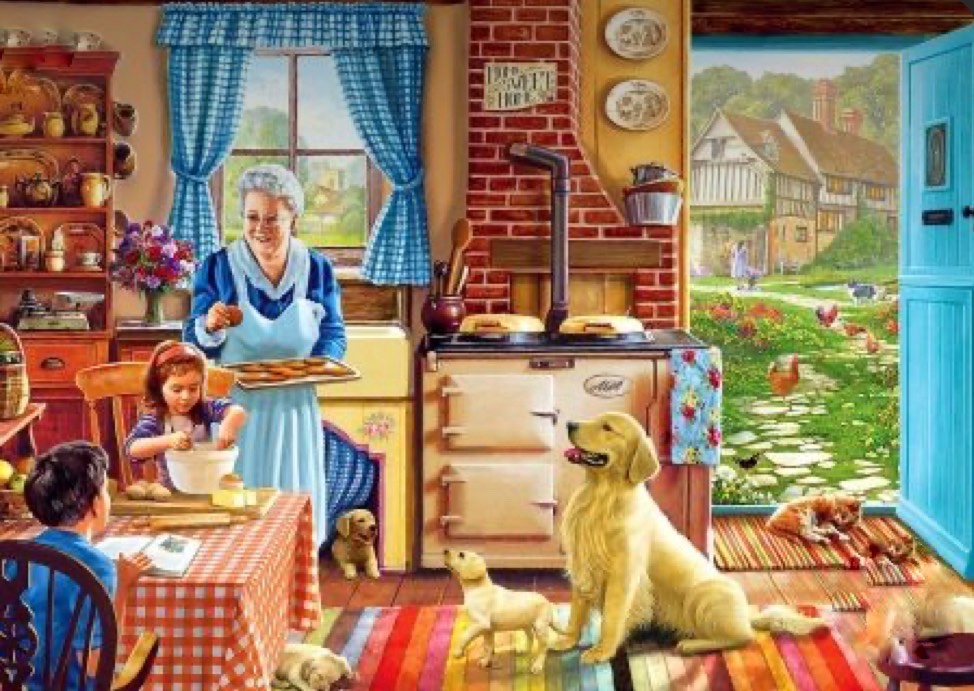 Solve Grandma’s house jigsaw puzzle online with 192 pieces