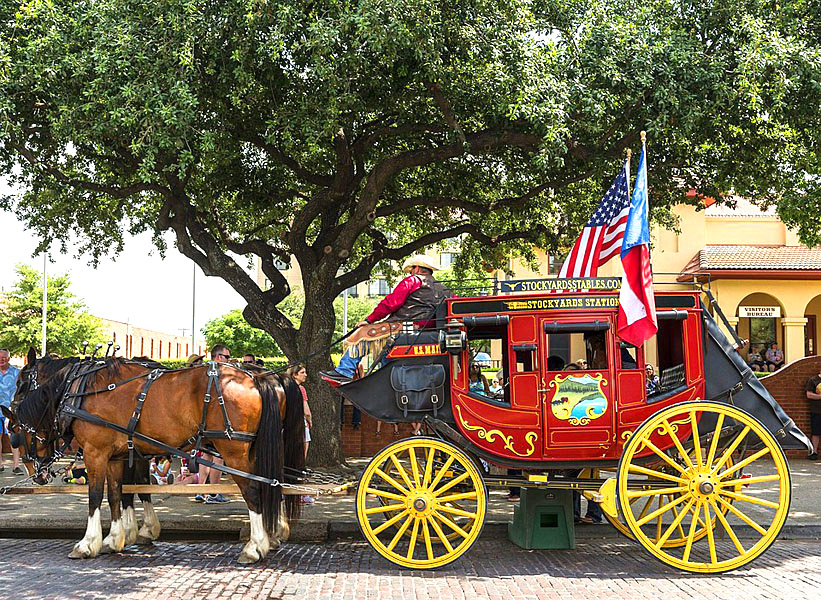 Solve Stagecoach Texas jigsaw puzzle online with 63 pieces
