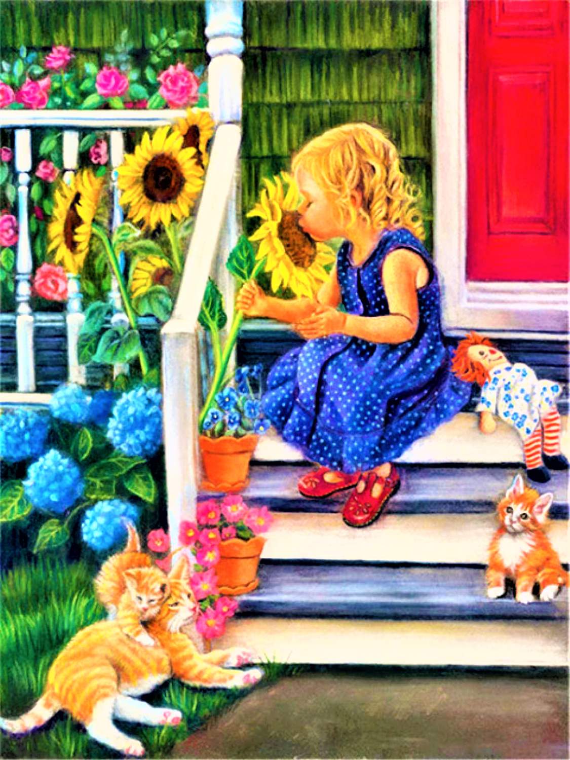 Solve Do Sunflowers Have a Scent? jigsaw puzzle online with 130 pieces