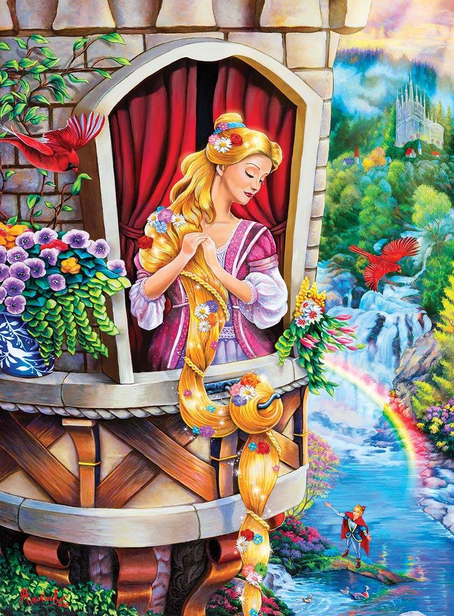 Solve Rapunzel jigsaw puzzle online with 108 pieces