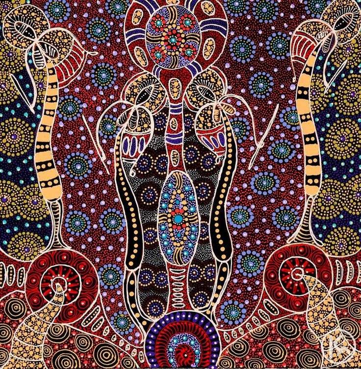Solve Indigenous Australian Art jigsaw puzzle online with 144 pieces