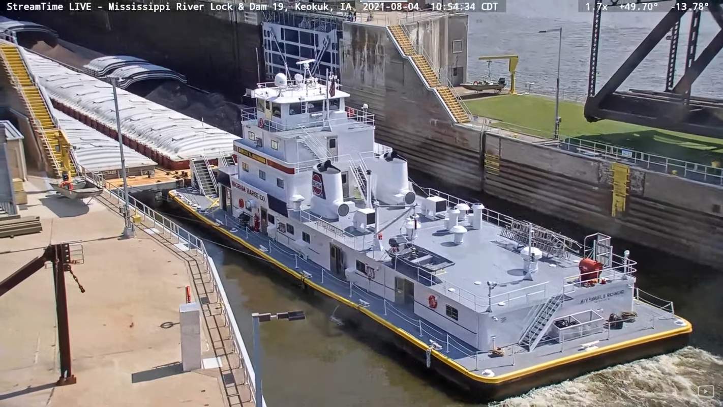 Solve Samuel B Richmond Mississippi River Towboat Keokuk, IA (2021