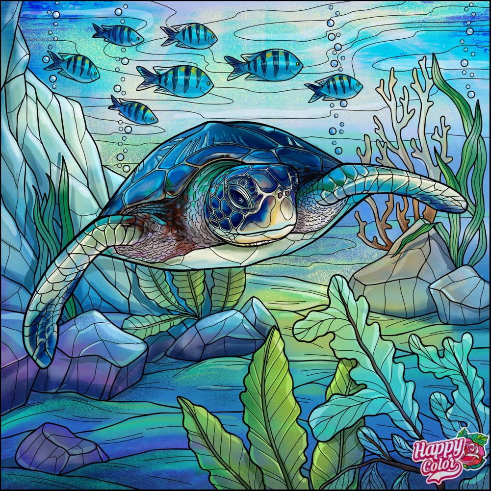 Pikoqunc Sea Turtle Puzzles For Adults & Kids - Marine Life Wood Jigsaw