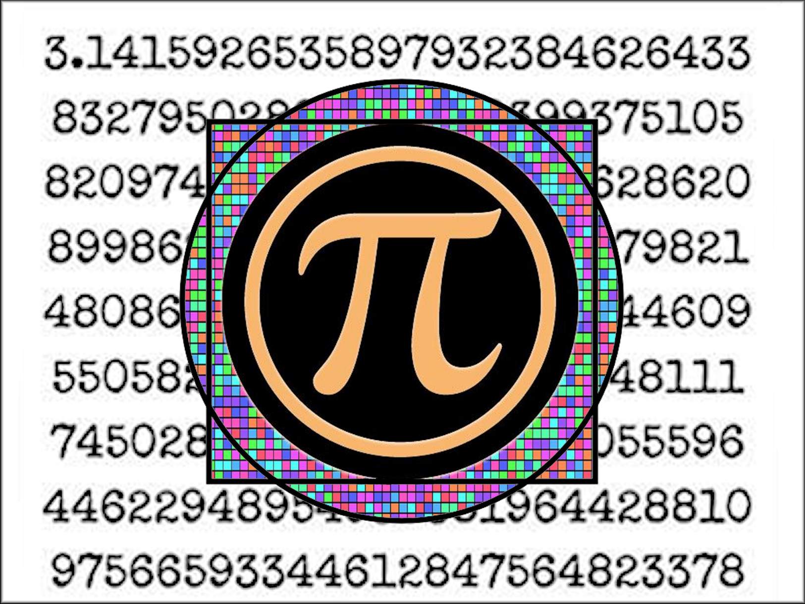 Solve The last digit of pi jigsaw puzzle online with 130 pieces