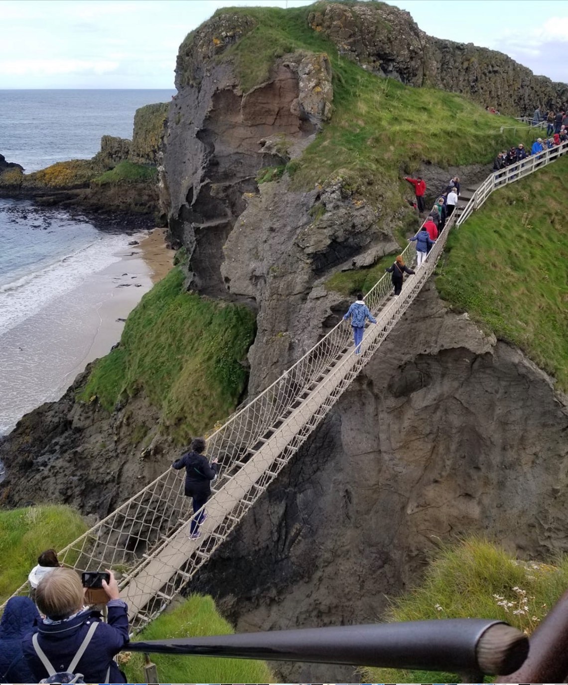 Solve Carrick a rede rope bridge Co.Antrim Northern Ireland jigsaw