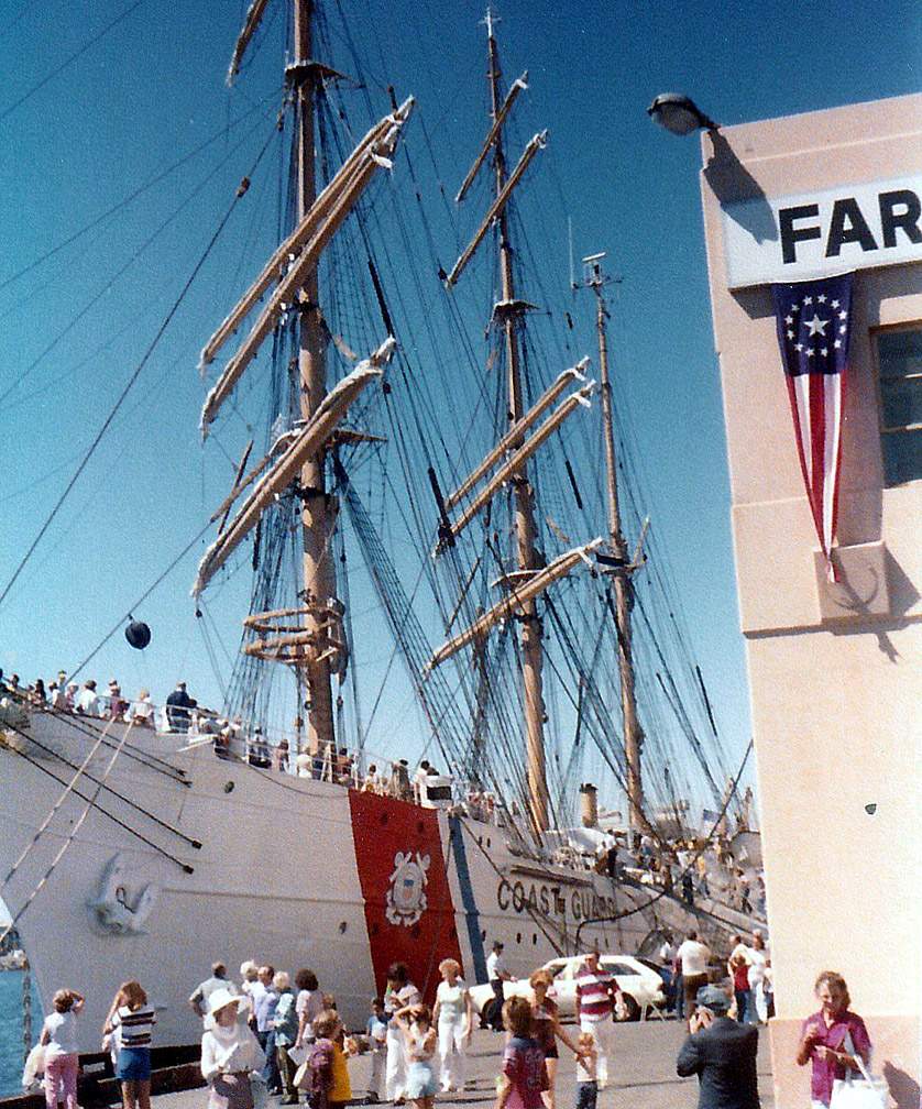 Solve Coast Guard Cutter Eagle in Honolulu (0715) jigsaw puzzle online
