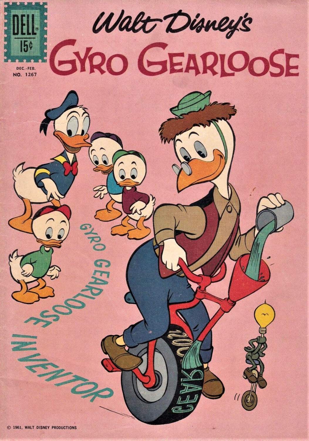 Solve Gyro Gearloose The Inventor jigsaw puzzle online with 140 pieces