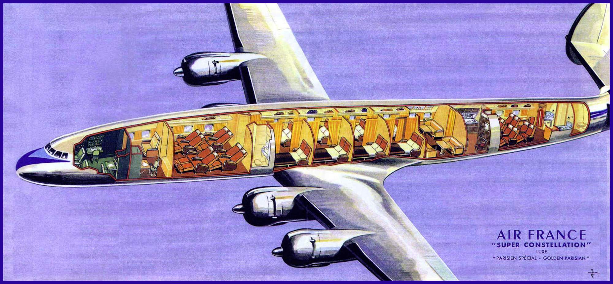 Solve Air France Golden Parisian 1953 Jigsaw Puzzle Online With 144 solve-air-france-golden-parisian-1953-jigsaw-puzzle-online-with-144