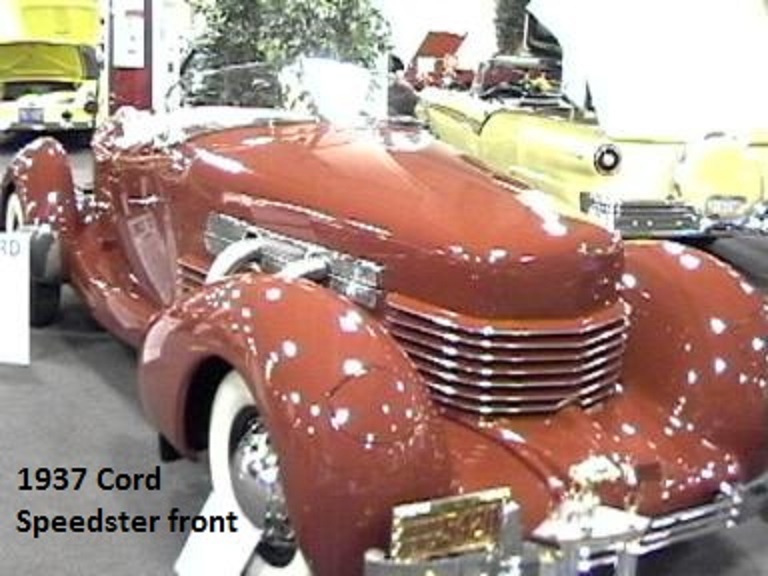 Solve Pat's Museum #33 1937 Cord 812 coffin nose hood, boat-tail ...