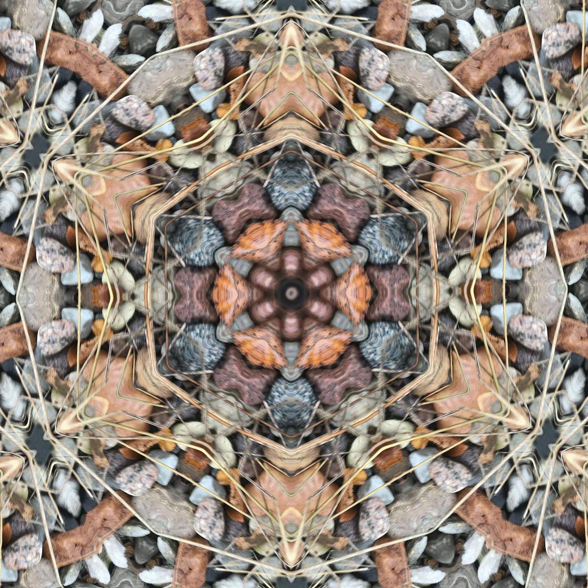 Solve kaleidoscope 176 sticks and stones medium jigsaw puzzle online