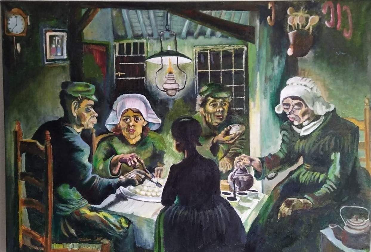 Solve De aardappeleters, Vincent van Gogh. And discover a Geocache TB