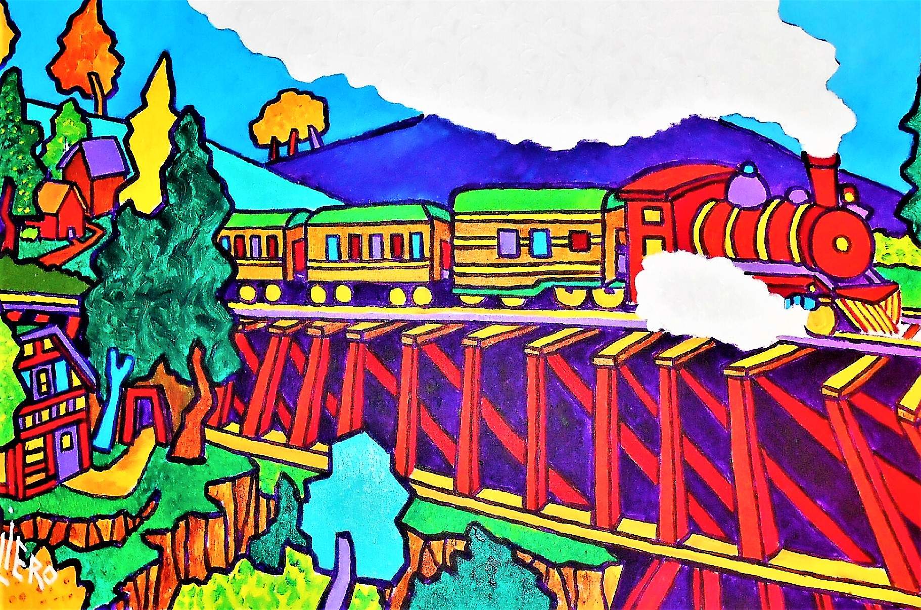 Solve Train jigsaw puzzle online with 345 pieces