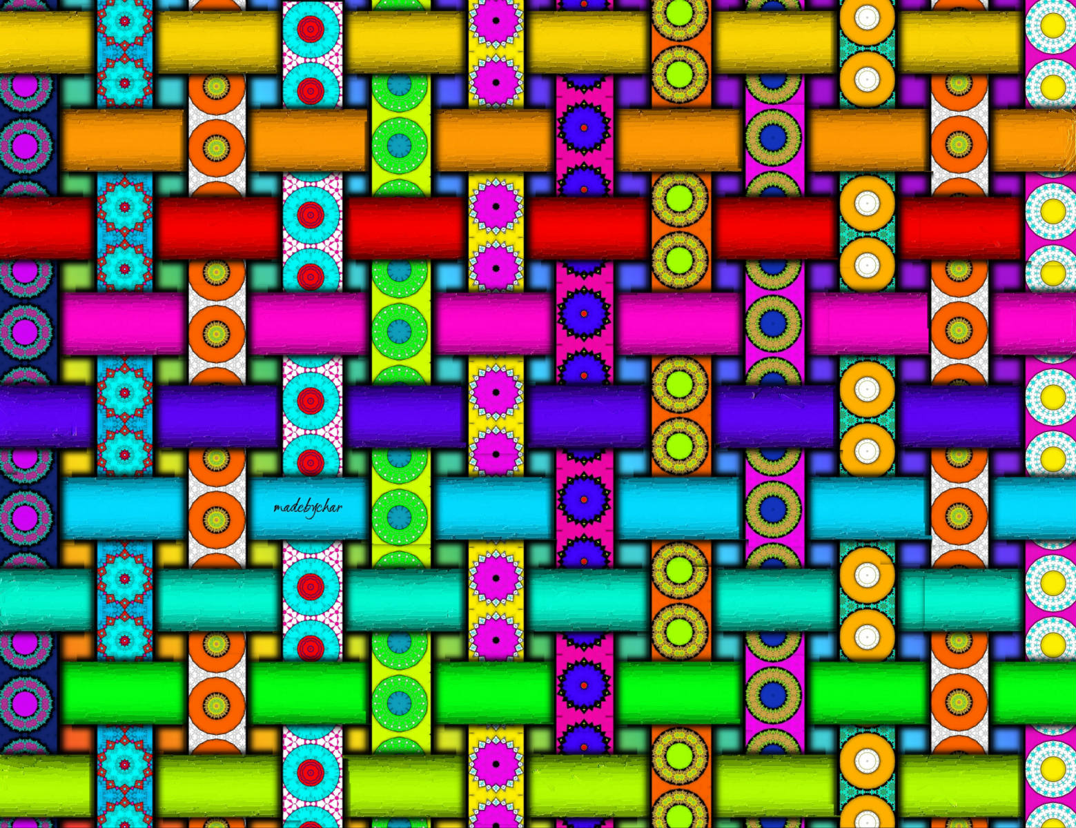 Solve Woven ribbons... jigsaw puzzle online with 414 pieces